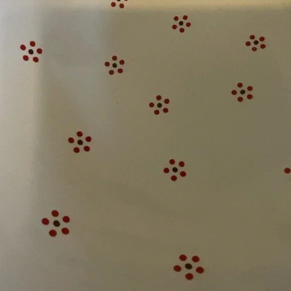 Temp-Tations 2 QT Asymmetrical Poinsettia Bowl with Cardinal and Ornaments - Picture 13 of 14